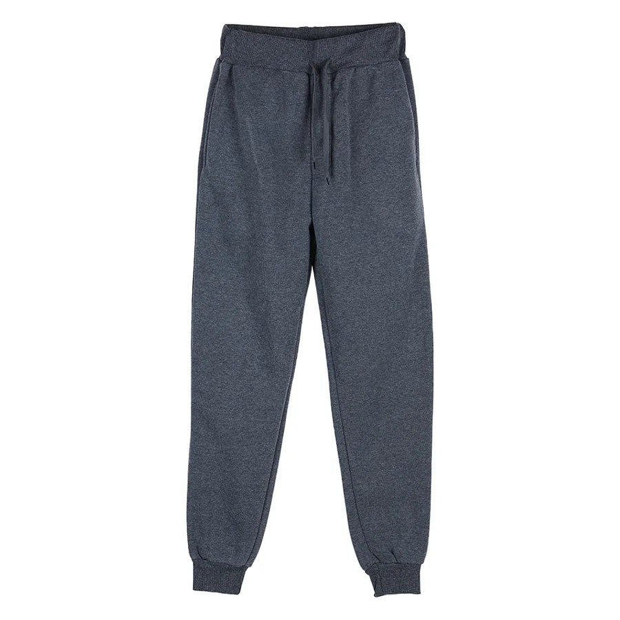 New Men's Autumn and Winter Casual Color Matching Trousers