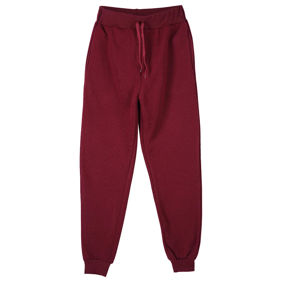 New Men's Autumn and Winter Casual Color Matching Trousers