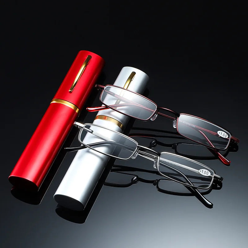 Reading Glasses Women Men Ultralight Portable Mini Hyperopia Glasses