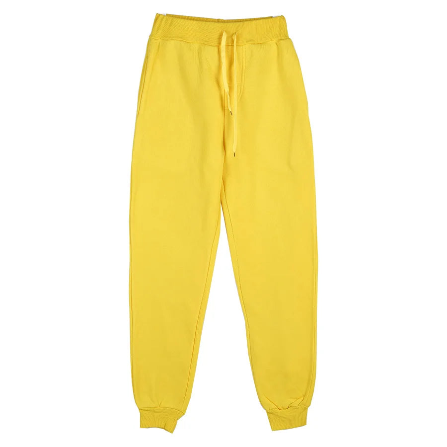 New Men's Autumn and Winter Casual Color Matching Trousers