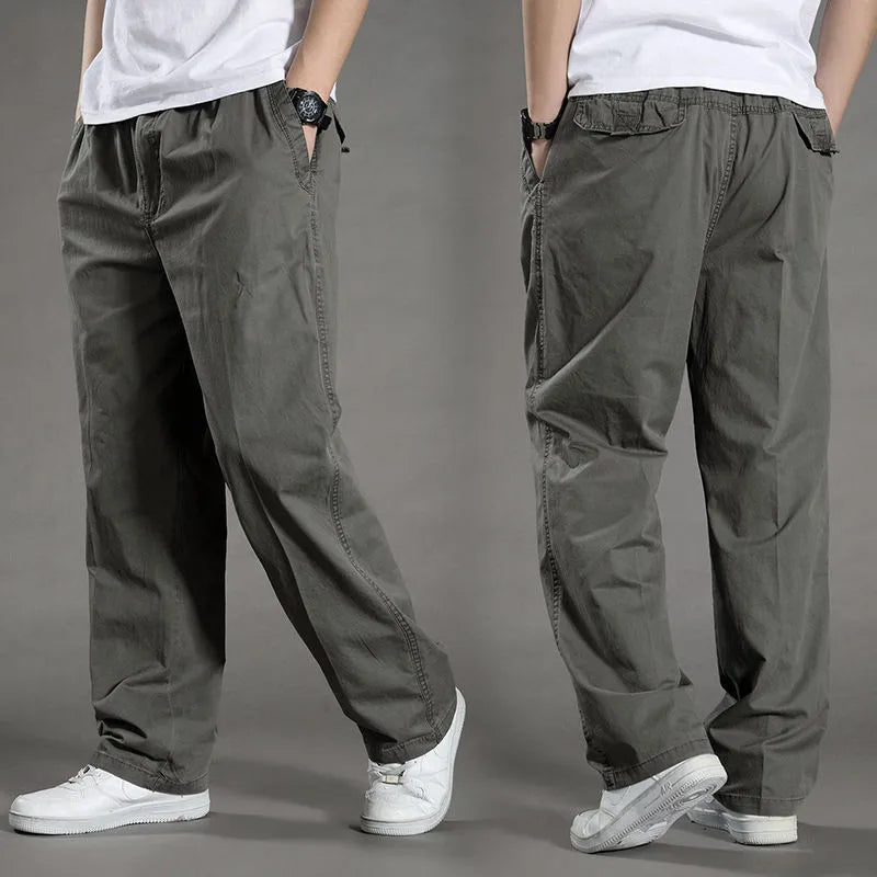 Men's Cargo Pants Summer Spring Cotton Work