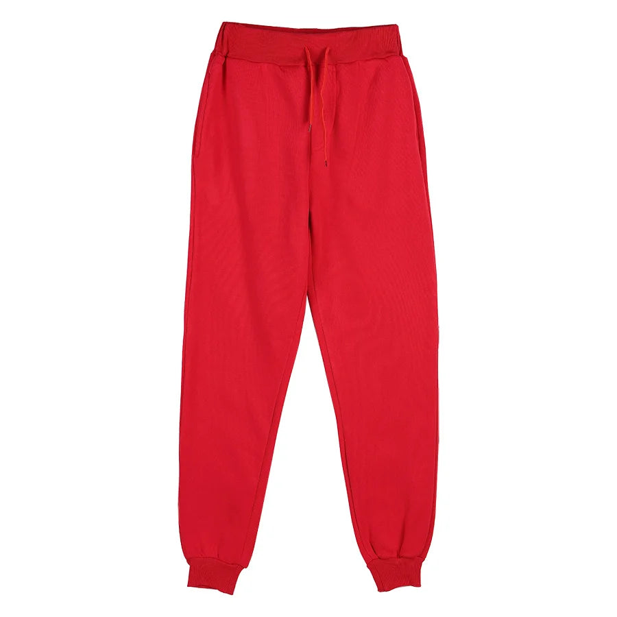 New Men's Autumn and Winter Casual Color Matching Trousers
