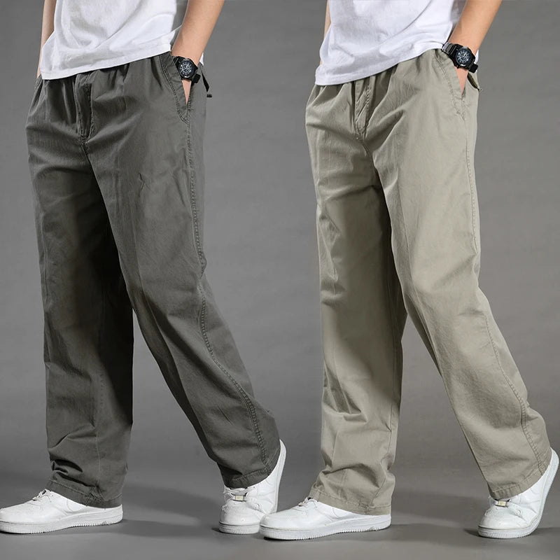 Men's Cargo Pants Summer Spring Cotton Work