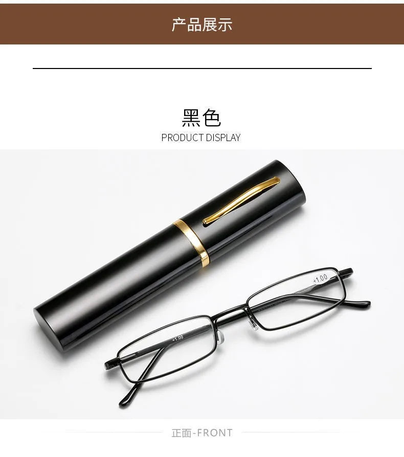 Reading Glasses Women Men Ultralight Portable Mini Hyperopia Glasses