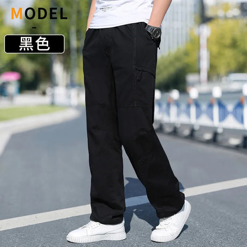 Men's Cargo Pants Summer Spring Cotton Work