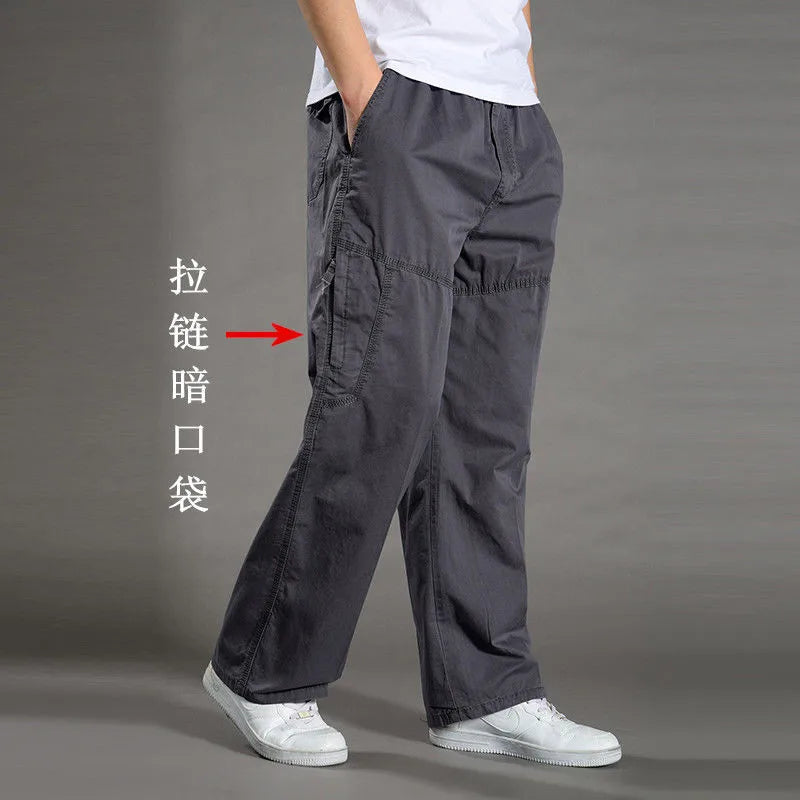 Men's Cargo Pants Summer Spring Cotton Work