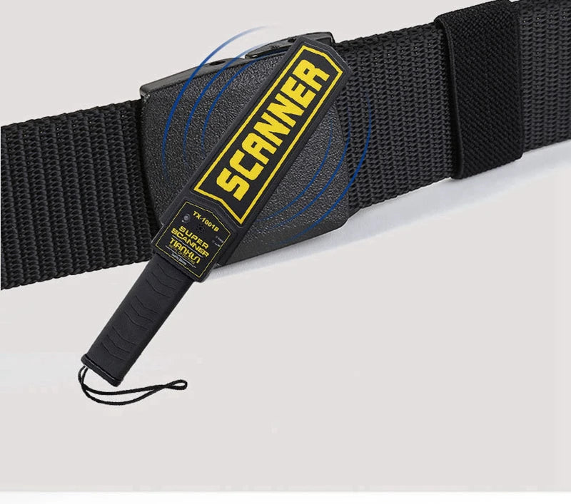 Tactical Waist Belt Unisex Lightweight Weave Fabric with Plastic Buckle for Airport Security