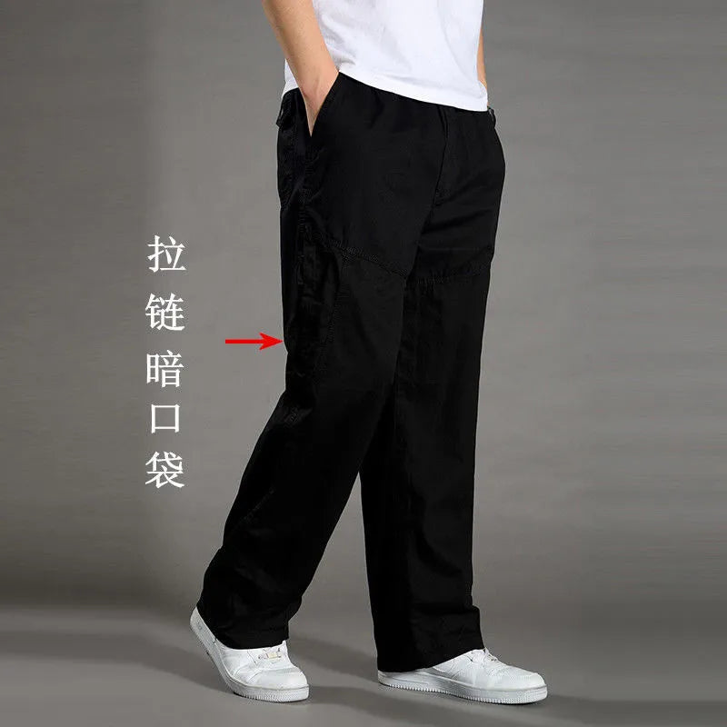 Men's Cargo Pants Summer Spring Cotton Work