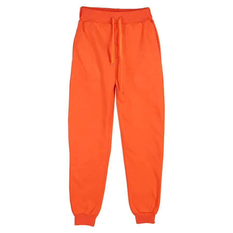 New Men's Autumn and Winter Casual Color Matching Trousers