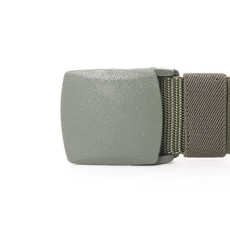 Tactical Waist Belt Unisex Lightweight Weave Fabric with Plastic Buckle for Airport Security