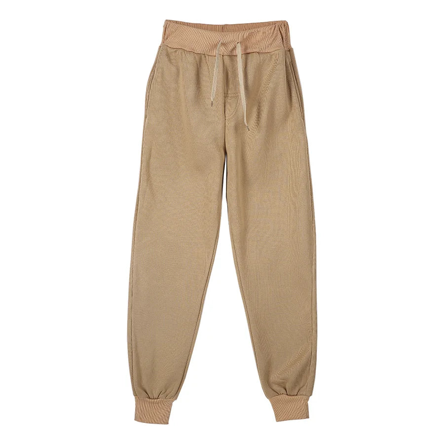 New Men's Autumn and Winter Casual Color Matching Trousers