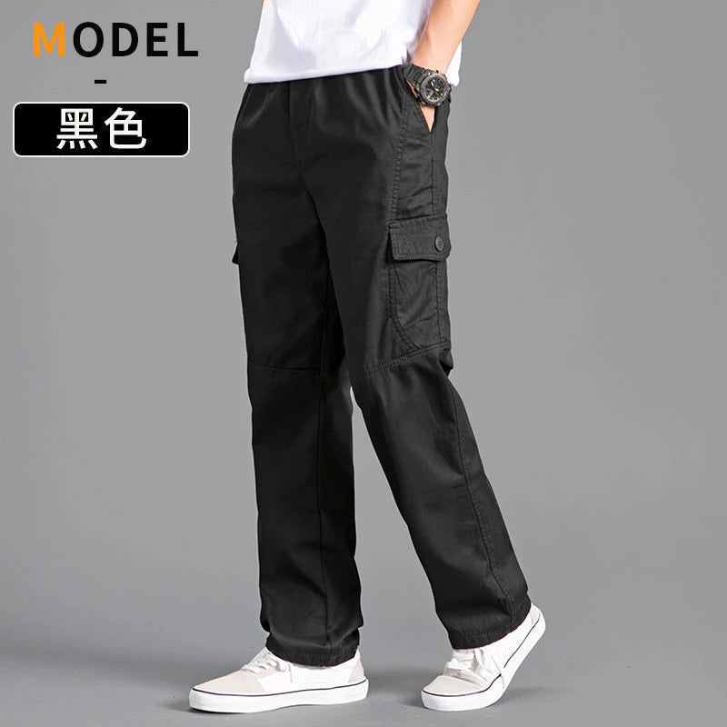 Men's Cargo Pants Summer Spring Cotton Work
