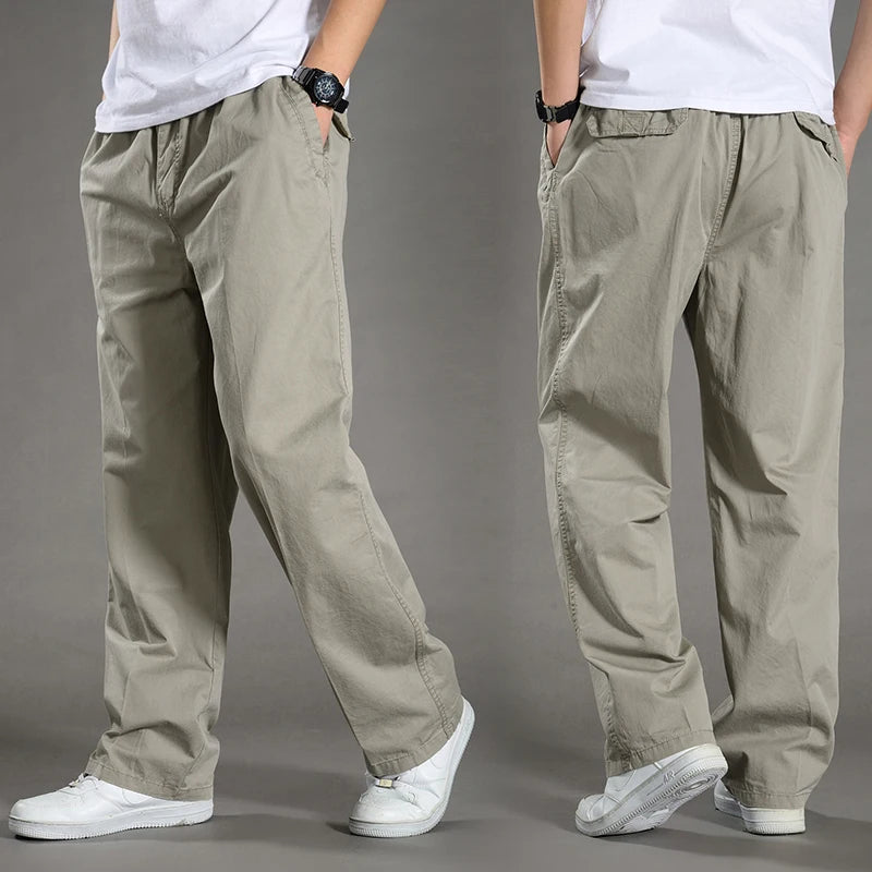 Men's Cargo Pants Summer Spring Cotton Work