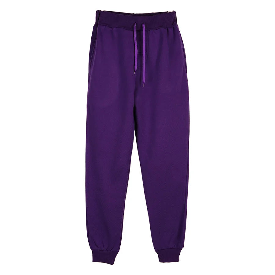 New Men's Autumn and Winter Casual Color Matching Trousers