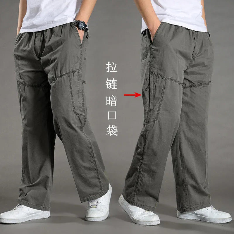 Men's Cargo Pants Summer Spring Cotton Work