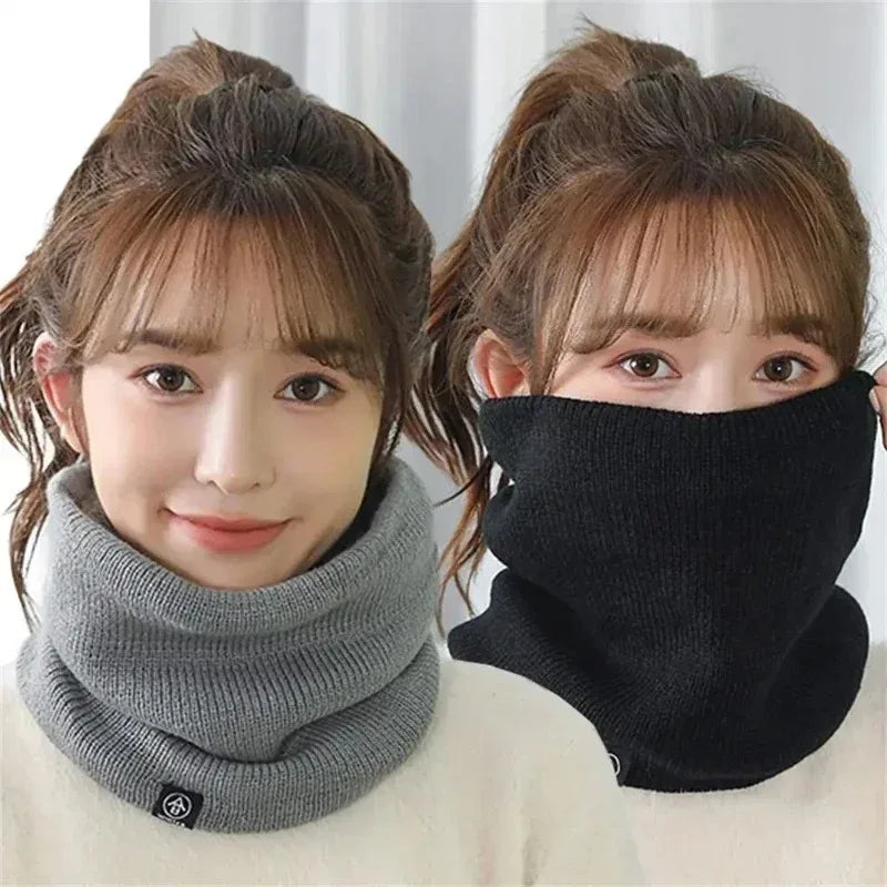 Knitted Neck Warmer Sports Scarf Fashion Soft Women Men Face Cover Winter