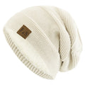New Unisex Slouchy Winter Hats Add Fur Lined Men And Women Warm Beanie Cap