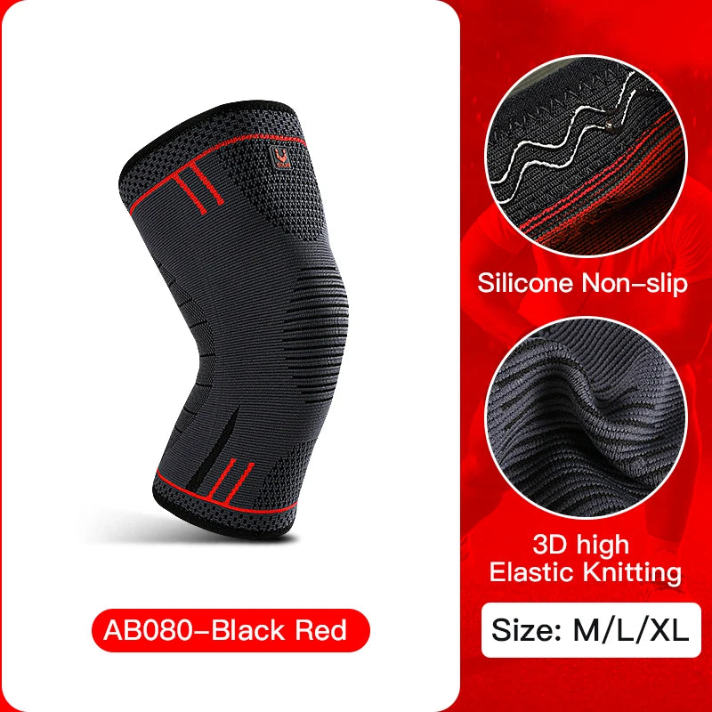 Compression Knee Support Sleeve Elastic Breathable Knee Pads