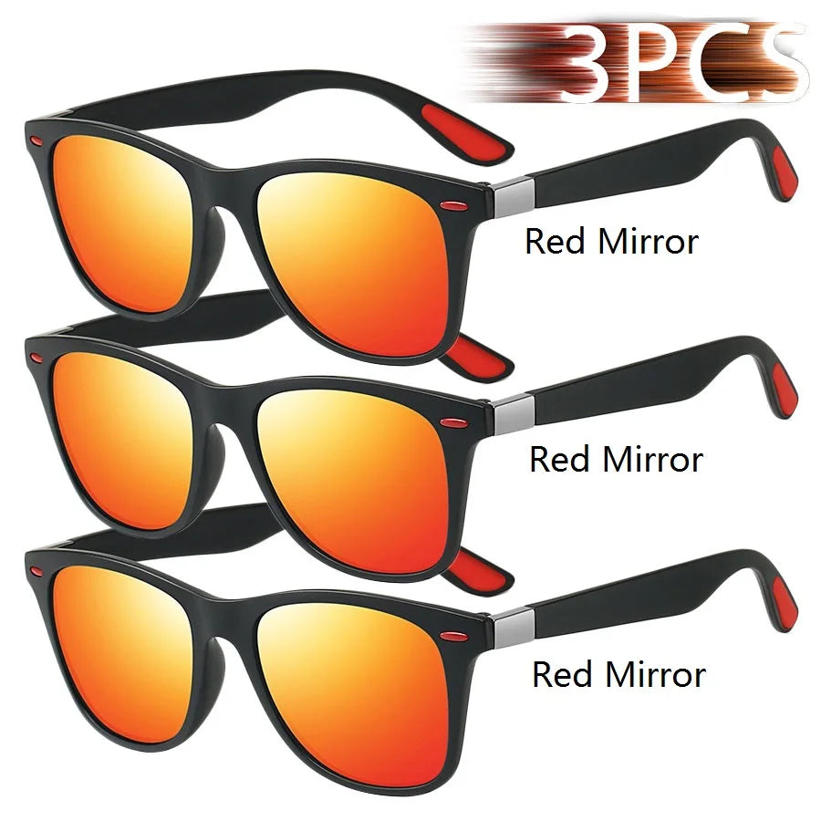Fashion Vintage Square Unisex Driving Fishing Sunglasses Men Women