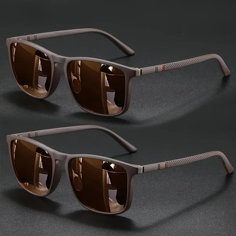 Luxury Square Vintage Cycling Sunglasses Men Women Fashion Travel Driving Fishing