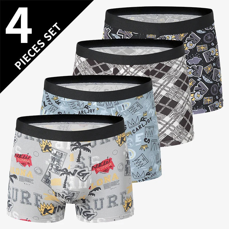 European and American Size Waist Plus Size Underwear Sexy Swimming Trunk