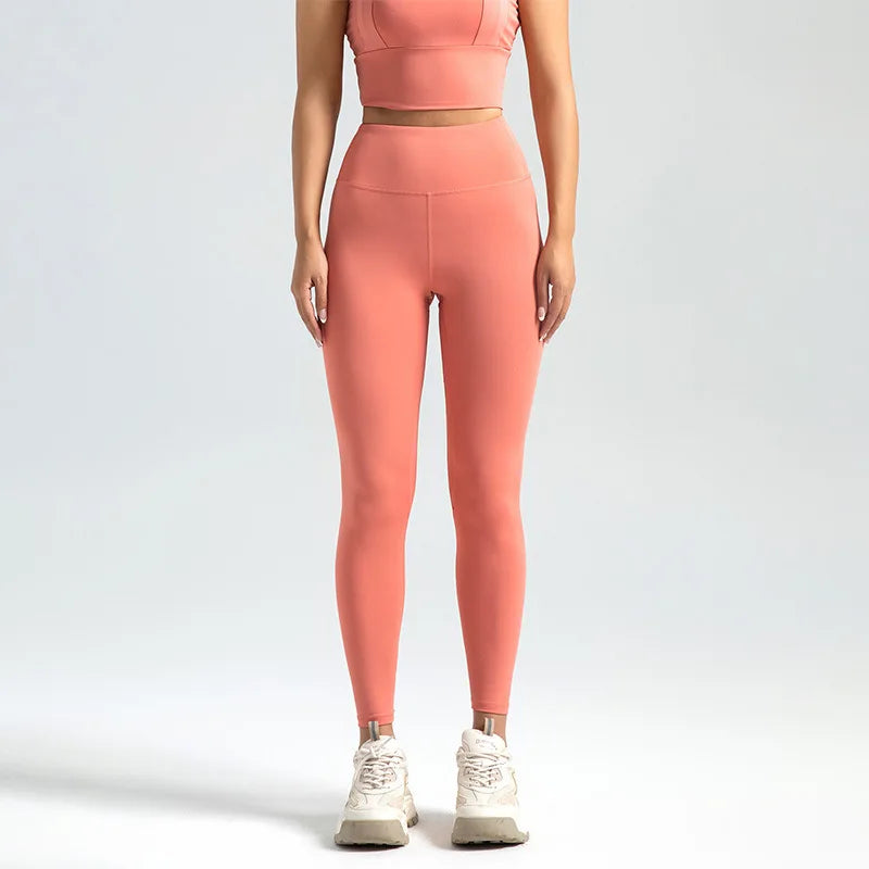 Seamless Gym Leggings Women Yoga High Waist Booty Lifting Leggings