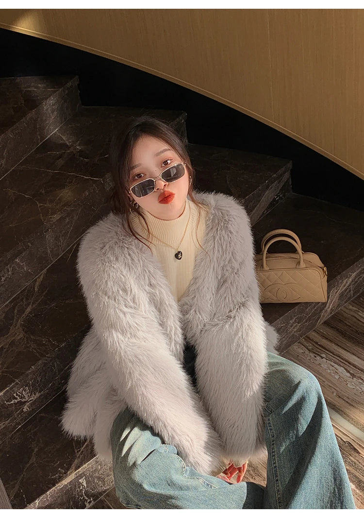Women's Turtleneck Sweater Winter 2026 Retro with Velvet