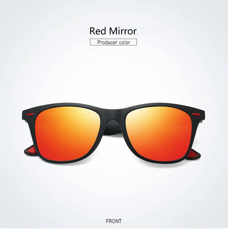 Fashion Vintage Square Unisex Driving Fishing Sunglasses Men Women