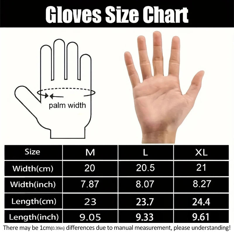 Winter Warm Gloves Touch Screen Windproof Cold-proof Cycling Gloves