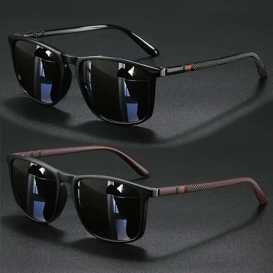 Luxury Square Vintage Cycling Sunglasses Men Women Fashion Travel Driving Fishing