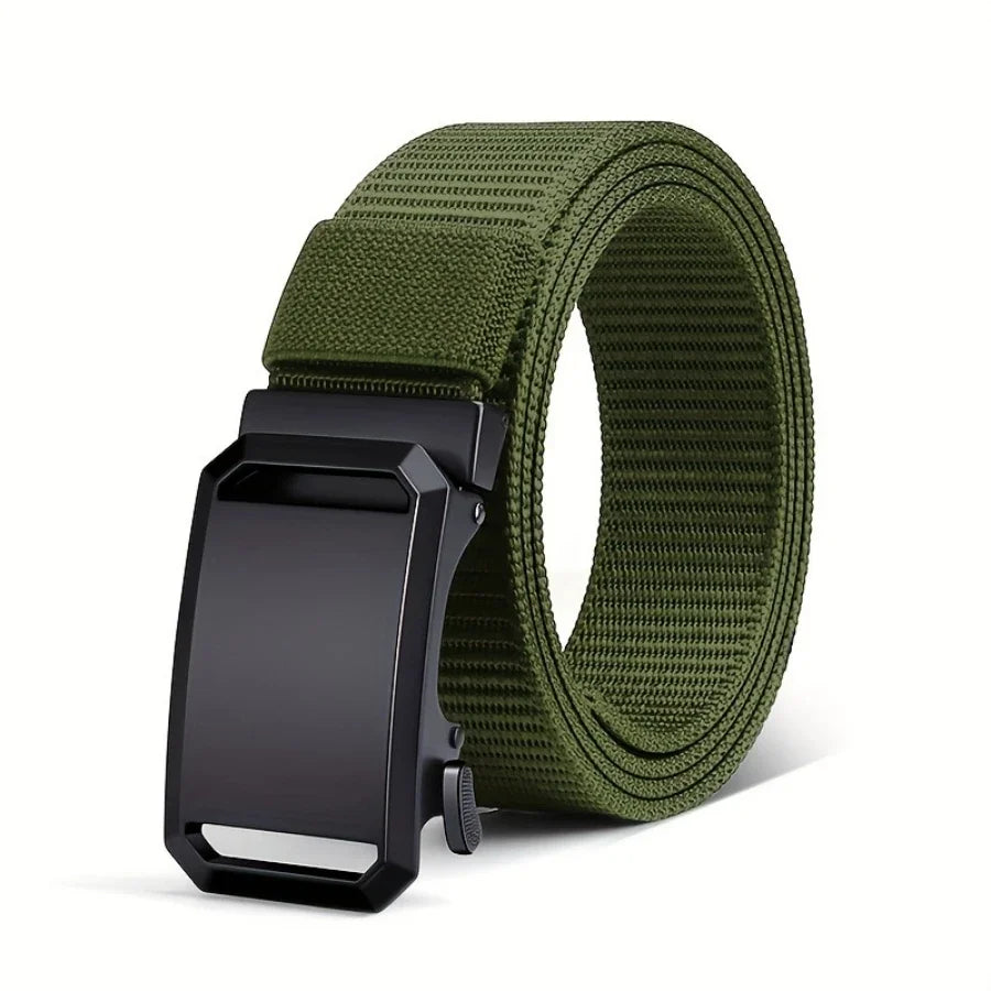 New Automatic Nuckle Belt Canvas Tactical Workwear