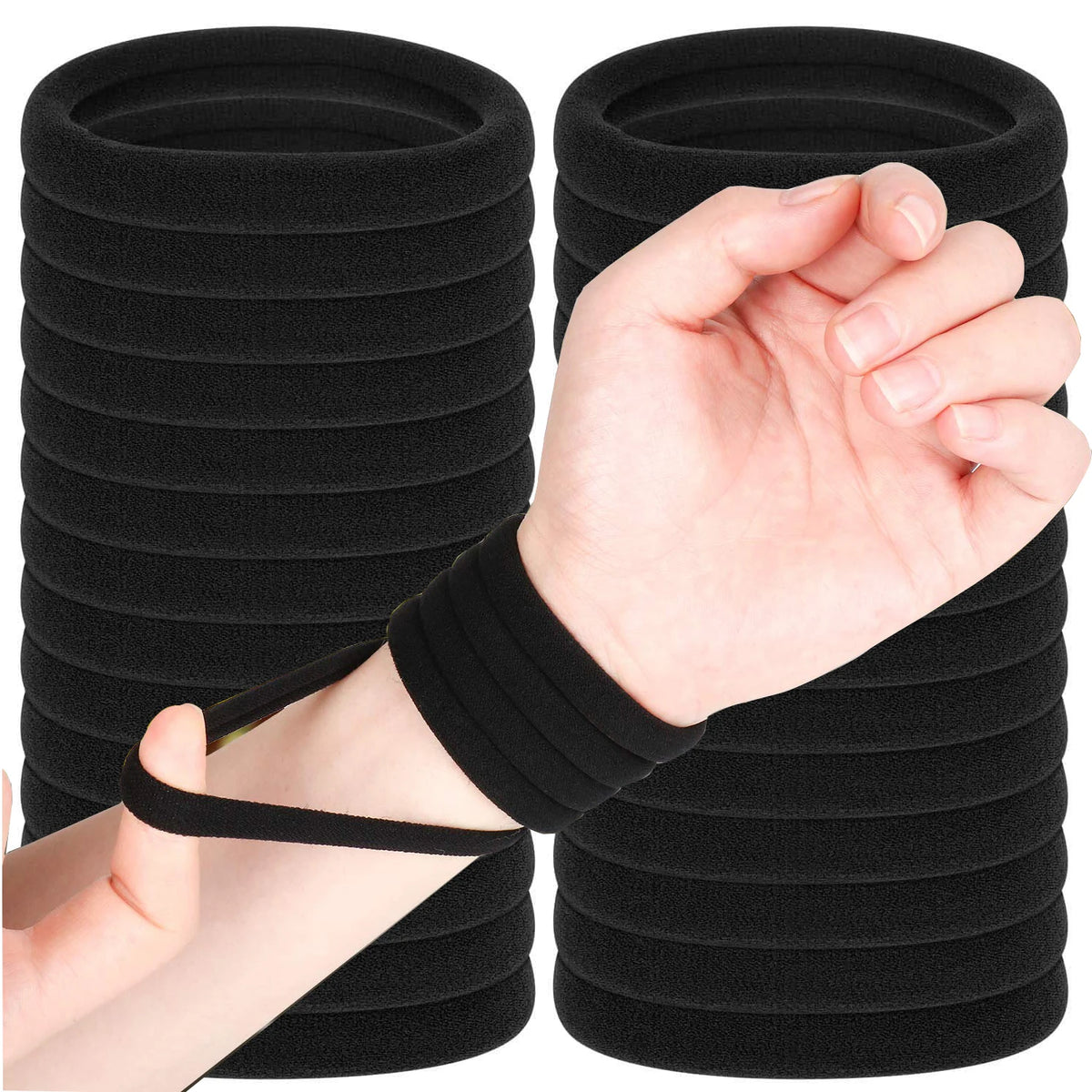 20/50/100pcs Kids Elastic Hair Bands Girls Sweets Scrunchie Rubber Band Hair Ties Clips