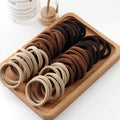 20/50/100pcs Kids Elastic Hair Bands Girls Sweets Scrunchie Rubber Band Hair Ties Clips