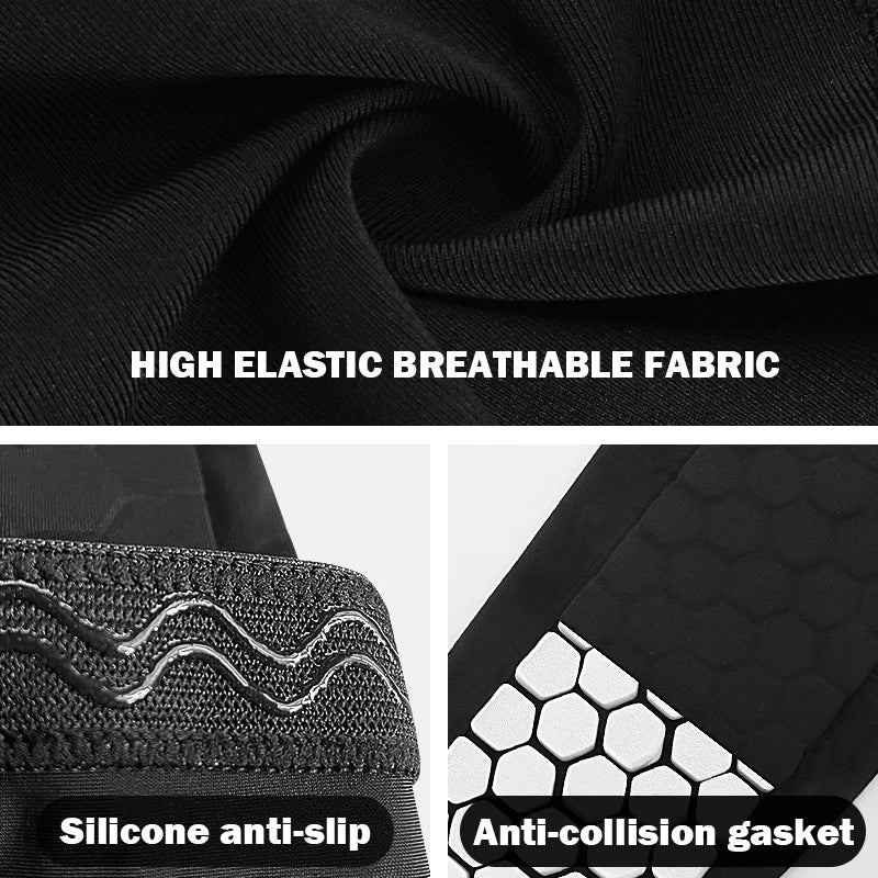Football Shin Guard Socks Sleeves With Foam Calf Compression Sleeve