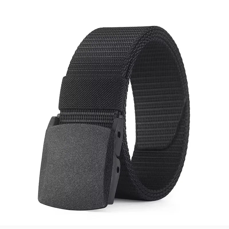 Men's Belt Outdoor Casual Canvas Belt Metal Free Training Nylon Tactical Belt
