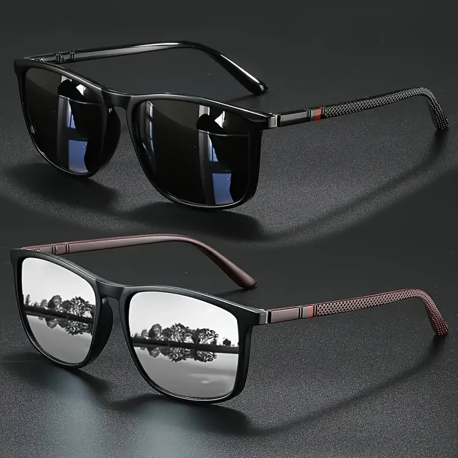 Luxury Square Vintage Cycling Sunglasses Men Women Fashion Travel Driving Fishing