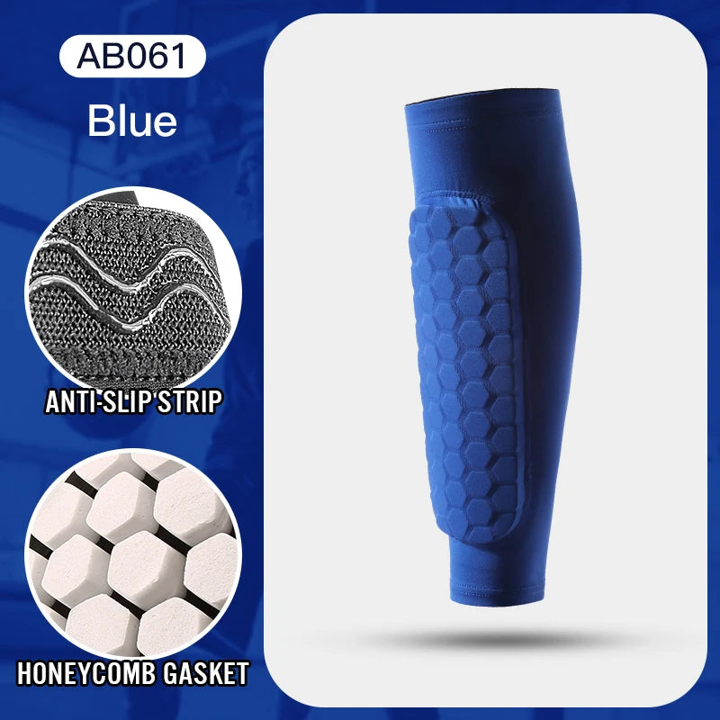 Football Shin Guard Socks Sleeves With Foam Calf Compression Sleeve