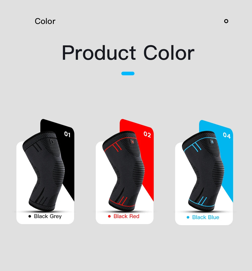 Compression Knee Support Sleeve Elastic Breathable Knee Pads