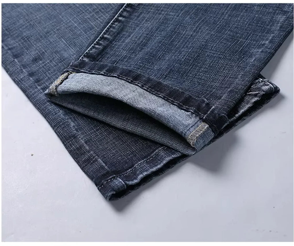 2026 New Business Men's Jeans Casual Straight Stretch Fashion
