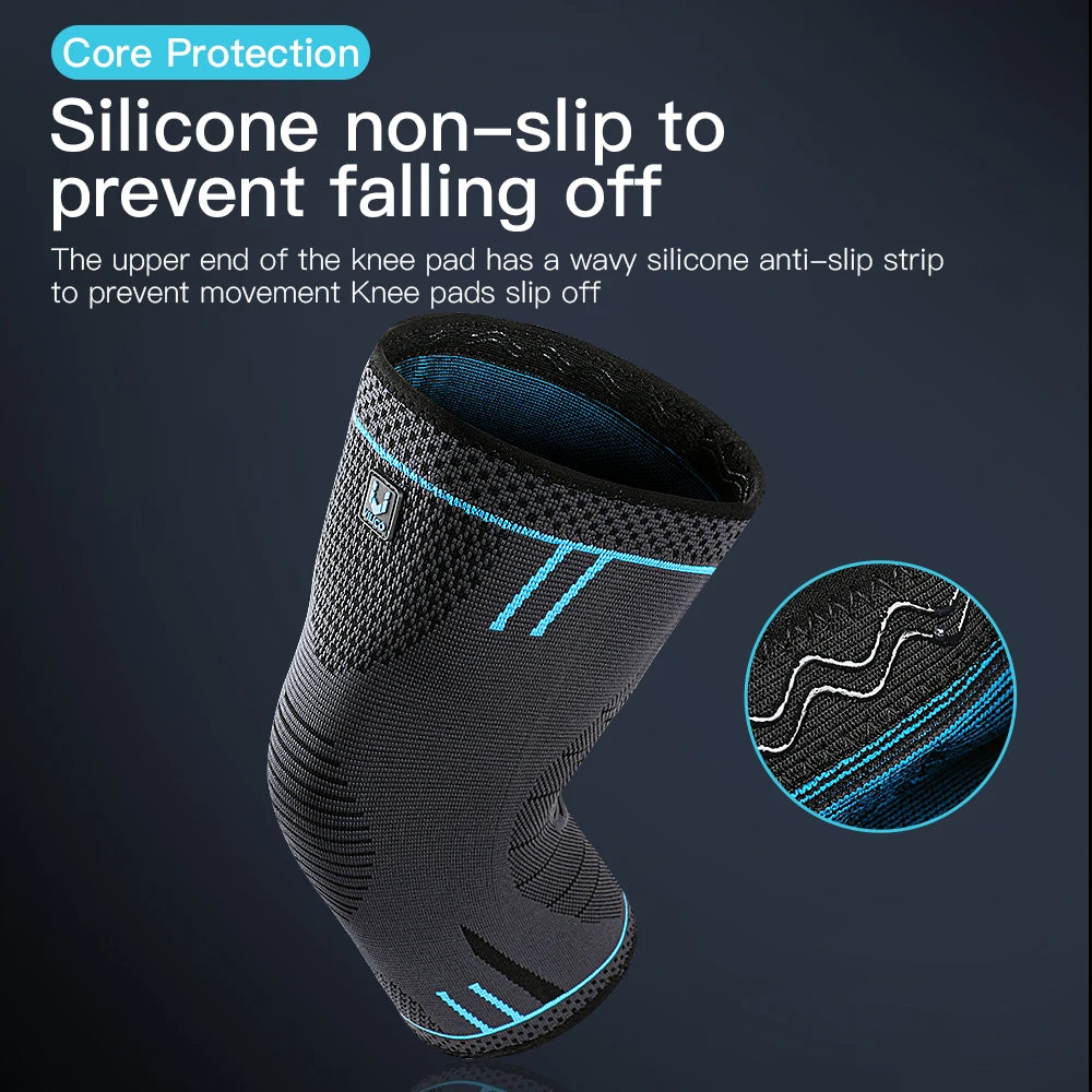 Compression Knee Support Sleeve Elastic Breathable Knee Pads