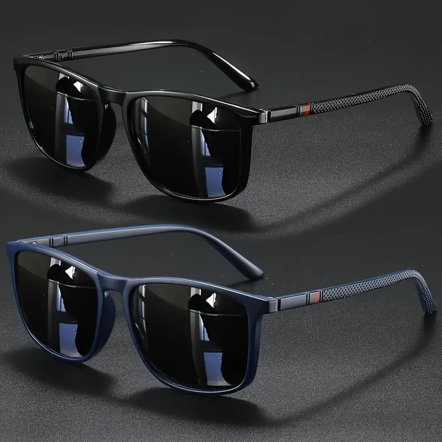 Luxury Square Vintage Cycling Sunglasses Men Women Fashion Travel Driving Fishing