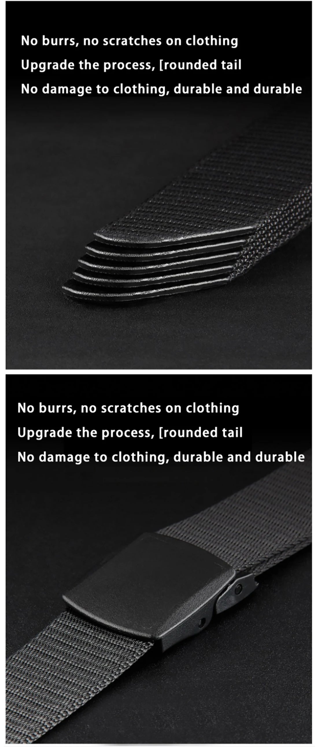Men's Belt Outdoor Casual Canvas Belt Metal Free Training Nylon Tactical Belt