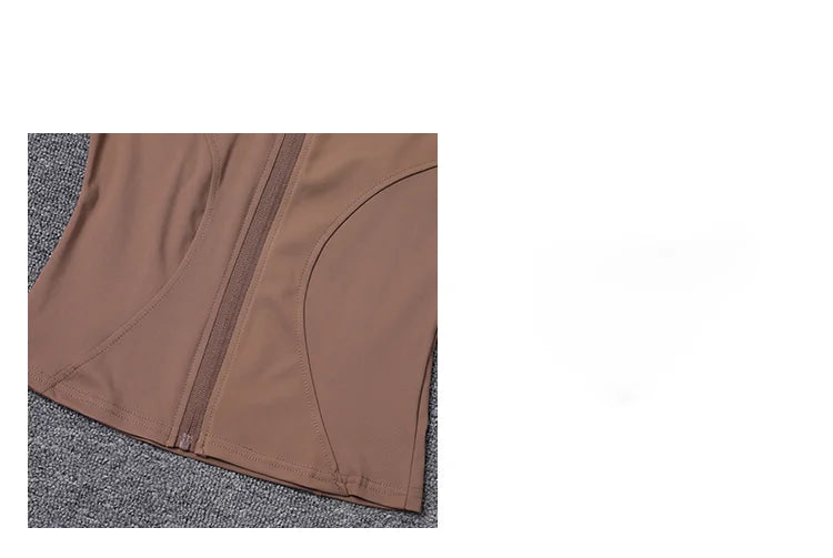 Women Sport Jacket Long Sleeve Shirt Workout Coat Gym