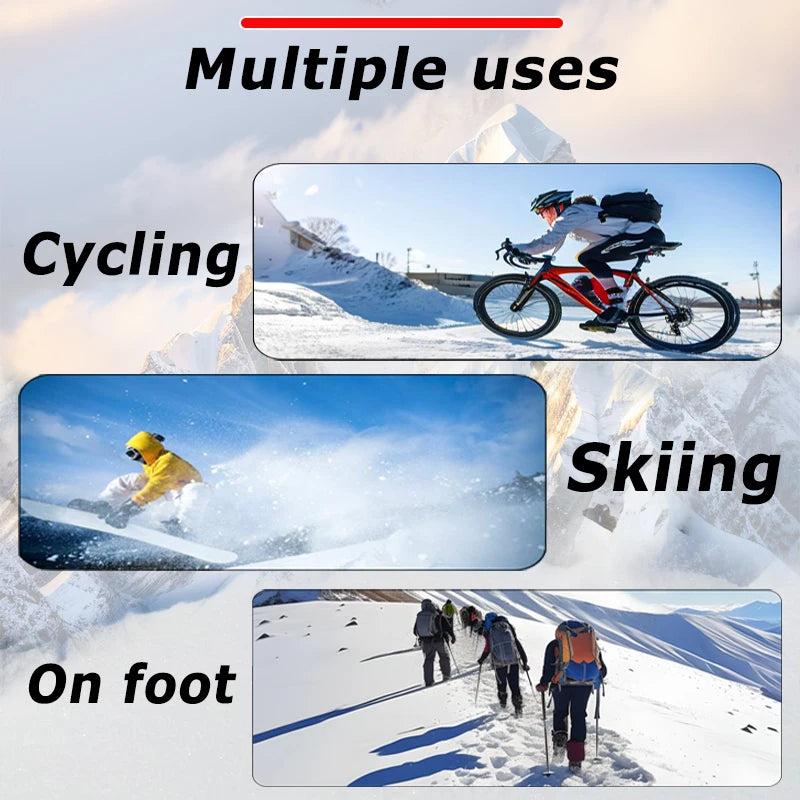 Winter Warm Gloves Touch Screen Windproof Cold-proof Cycling Gloves