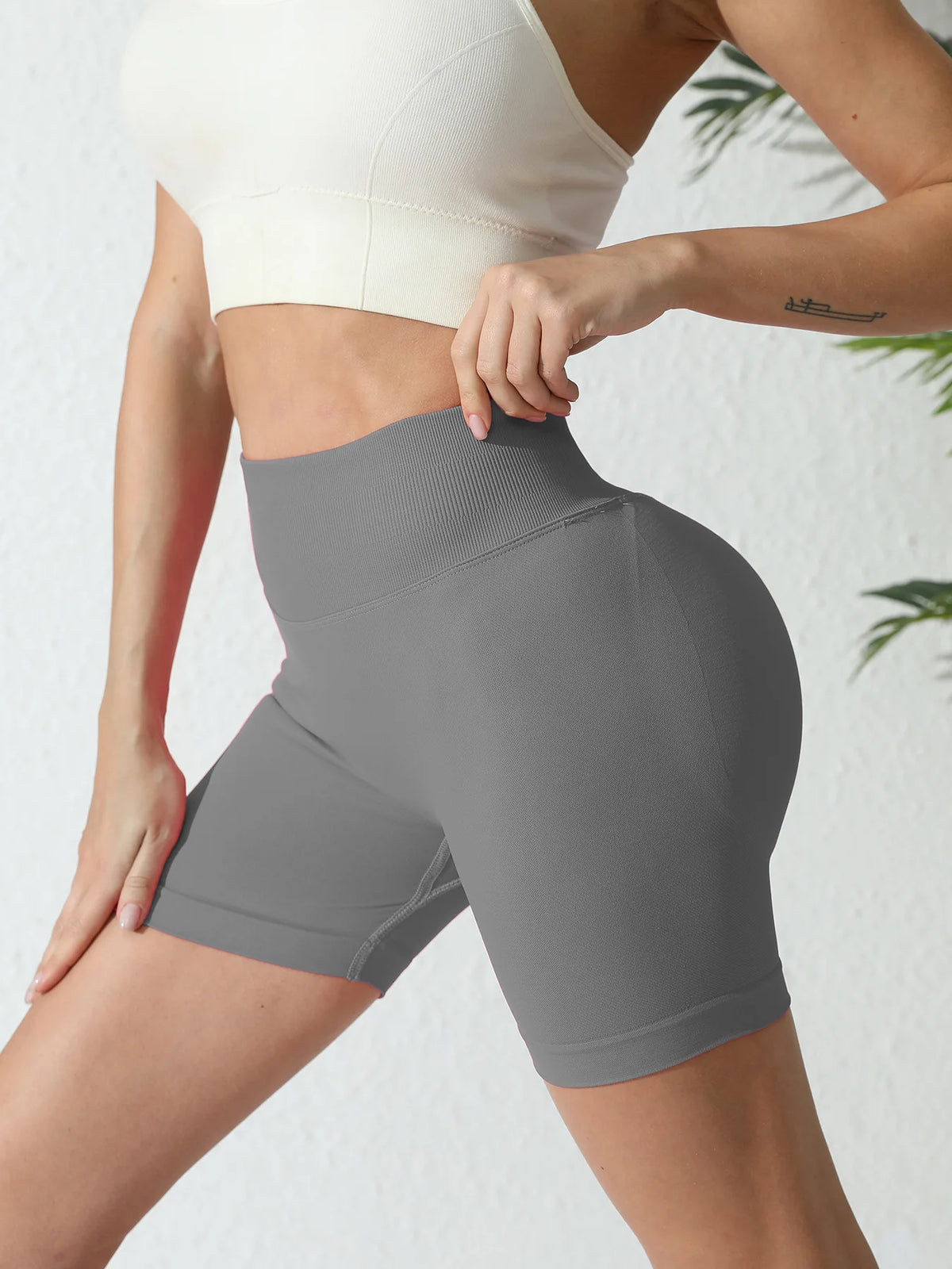 High Waisted Yoga Shorts for Women Fashionable and Sexy