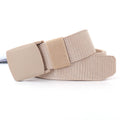 Tactical Waist Belt Unisex Lightweight Weave Fabric with Plastic Buckle for Airport Security