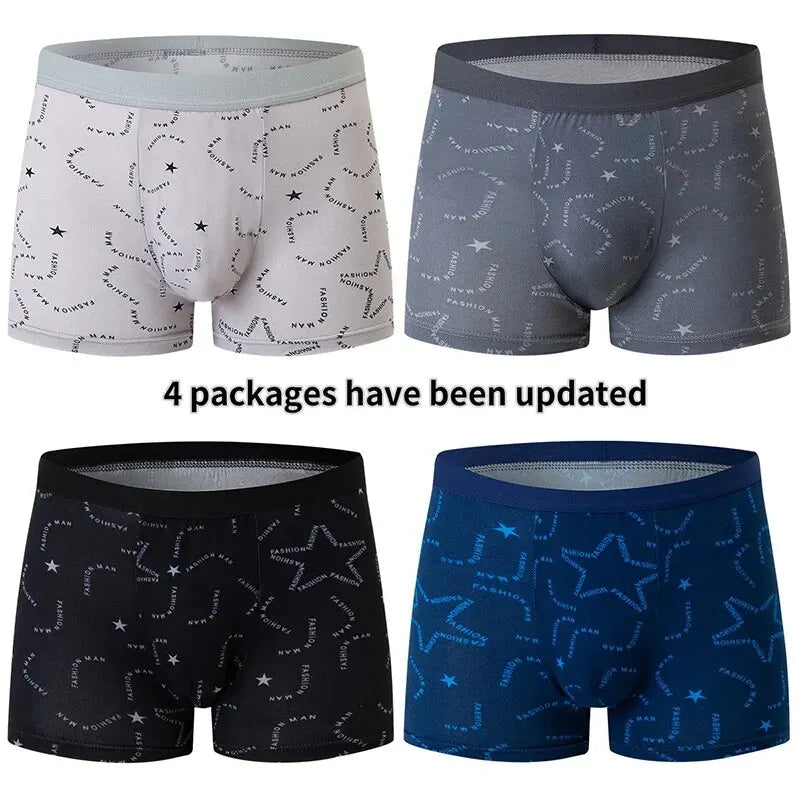 European and American Size Waist Plus Size Underwear Sexy Swimming Trunk