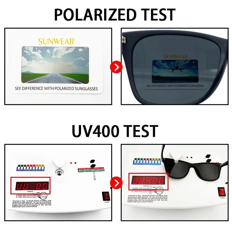 Night Vission Glasses PC Frame Polarized Men Outdoor Sport Sun Glasses