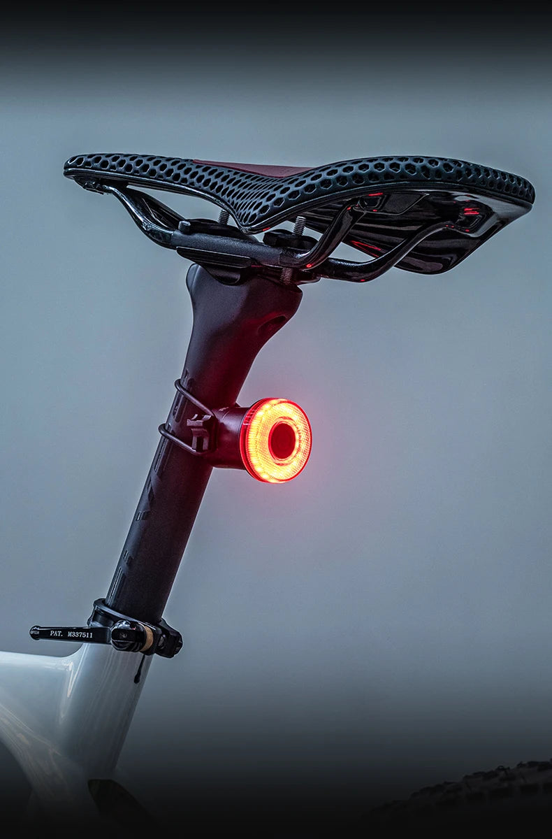 ROCKBROS Smart Bike Tail Light Bicycle Rear Lights IPX6 Waterproof