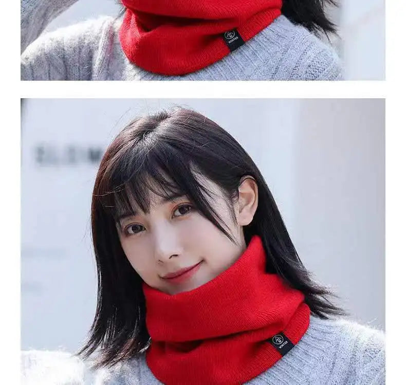 Knitted Neck Warmer Sports Scarf Fashion Soft Women Men Face Cover Winter